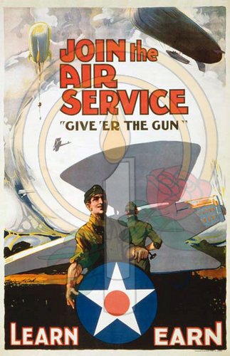 Join the Air Service (Biplane)