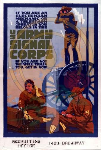 If you are .. Army Signal Corps