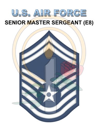 Rank Card, Air Force E8 SrMSGT