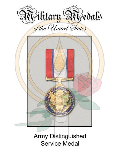 Medal Card, Army Distinguished Service