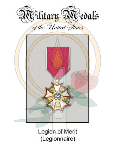 Medal Card, Legion of Merit (Legionairre)