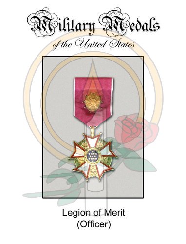 Medal Card, Legion of Merit (Officer)
