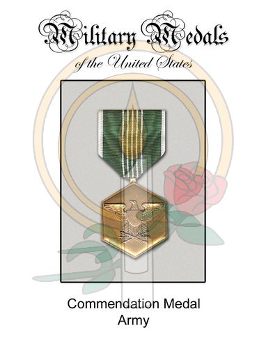Medal Card, Commendation - Army