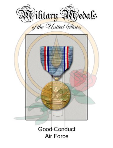Medal Card, Good Conduct AF