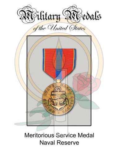 Medal Card, Meritorious Service Navy Reserve