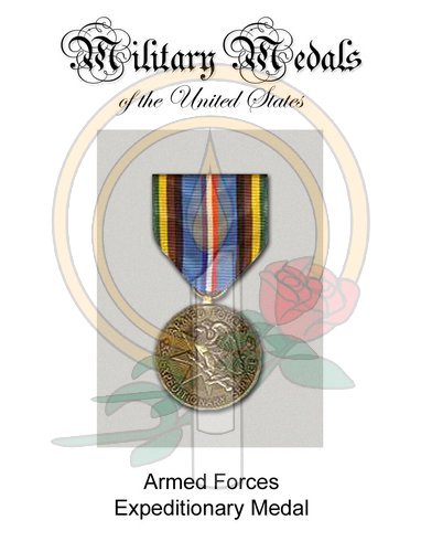Medal Card, Expeditionary Armed Forces