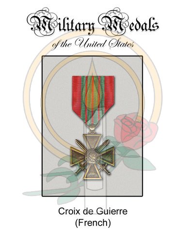 Medal Card, French Croix de Guirre