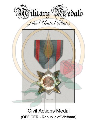 Medal Card, Civil Actions (Officer - RVN)