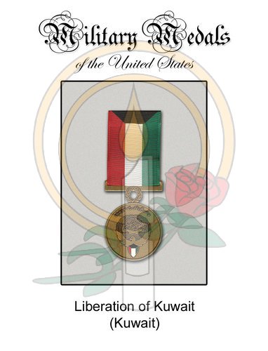 Medal Card, Liberation of Kuwait (Kuwait)