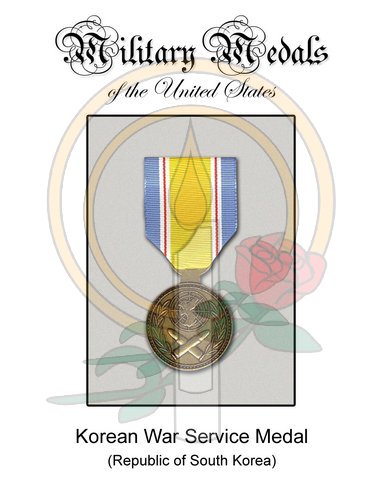 Medal Card, Korean War Service Medal (ROK)