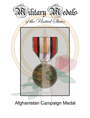 Medal Card, Afghanistan Campaign