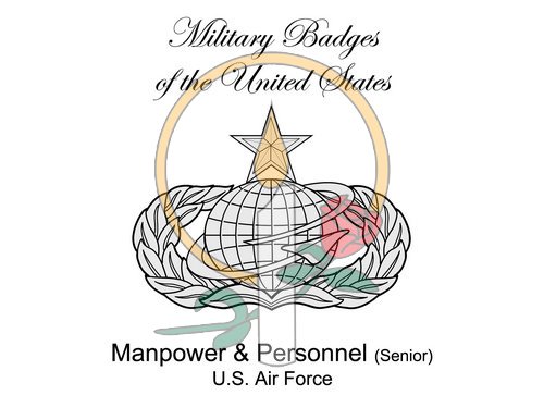 Badge Card, Manpower & Personnel (Senior)