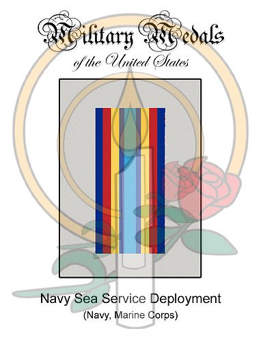 Medal Card, Navy Sea Service Deployment