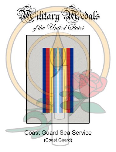 Medal Card, Coast Guard Sea Service