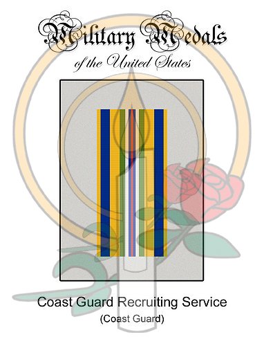 Medal Card, Coast Guard Recuiting Service