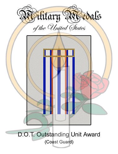 Medal Card, D.O.T. Outstanding Unit Award