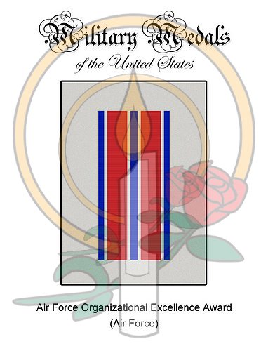 Medal Card, Air and Space Organization Excellence Award