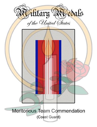 Medal Card, Meritorious Team Commendation