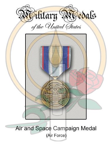 Medal Card, Air and Space Campaign Medal