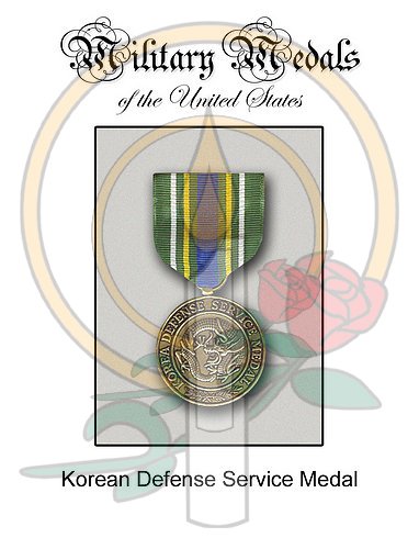 Medal Card, Korean Defense Service Medal