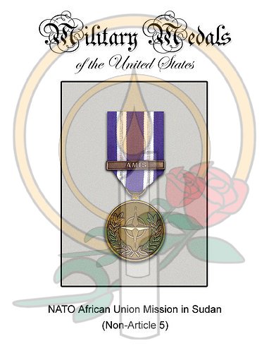 Medal Card, NATO Mission in Sudan