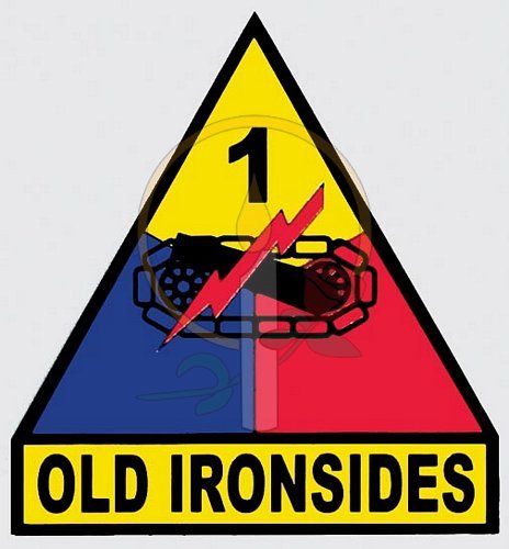 1st Armored Division Decal