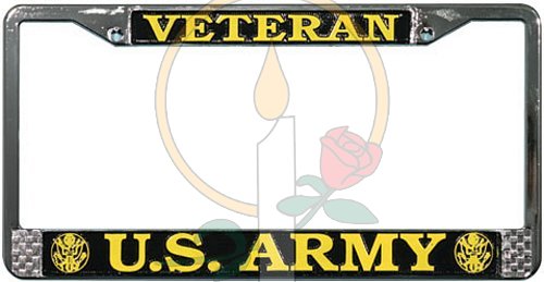 US Army Veteran License Frame