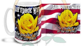 Air Force Wife w/ Rose