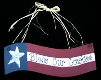 Wavy Flag - Bless Our Coasties