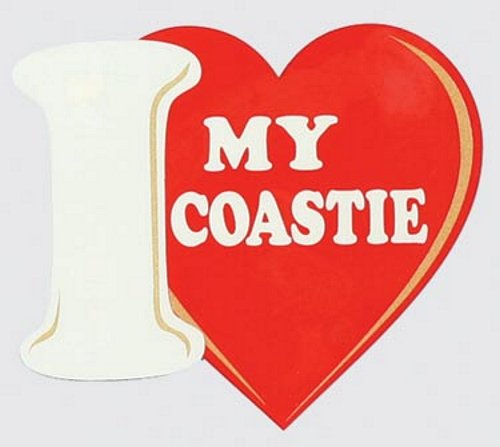I Love my Coastie Decal