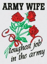 Army Wife Decal