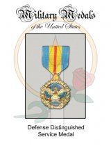 Medal Card, Defense Distinguished Service