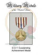 Medal Card, DOT Outstanding Achievement