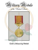 Medal Card, Gold Lifesaving