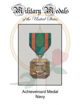 Medal Card, Achievement Navy
