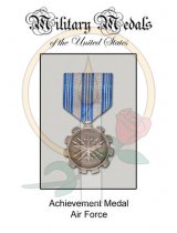 Medal Card, Air and Space Achievement Medal