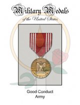 Medal Card, Good Conduct Army