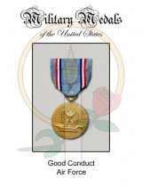 Medal Card, Good Conduct AF