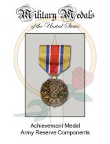 Medal Card, Achievement Army Reserve