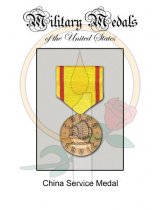 Medal Card, China Service