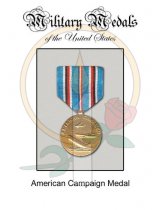Medal Card, American Campaign