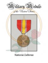 Medal Card, National Defense