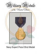 Medal Card, Expert Pistol Navy