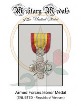 Medal Card, Armed Forces Honor (Enlisted - RVN)