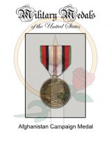 Medal Card, Afghanistan Campaign