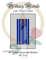 Medal Card, Air and Space Longevity Service Award