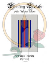 Medal Card, Air and Space Training Ribbon