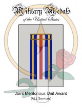 Medal Card, Joint Meritorious Award