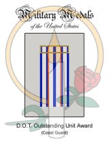 Medal Card, D.O.T. Outstanding Unit Award