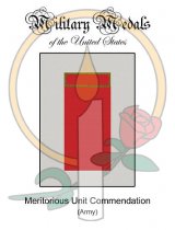 Medal Card, Meritorious Unit Commendation